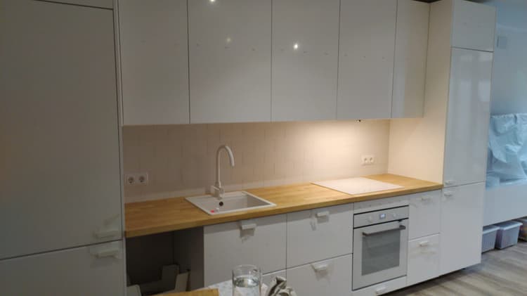 Cocina elegante reformada
